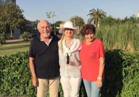 Pascale et le descendant de Théodore de Neuhoff en Corse