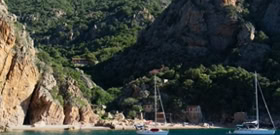 plage de Ficaghjola, dans le golfe de Porto en Corse