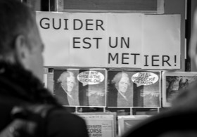 Guider est un métier et les guides de Corse Guides Interprètes Tourisme sont mobilisées pour la défense de leur profession