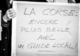 Guider est un métier et les guides de Corse Guides Interprètes Tourisme sont mobilisées pour la défense de leur profession
