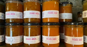 confitures artisanales kiwi orange amère corse