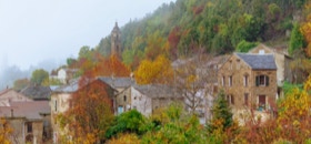Village corse en automne Valle di Rostino